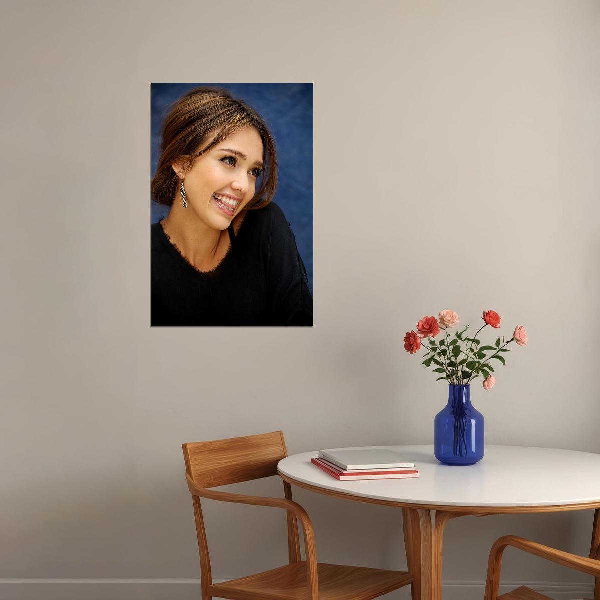 Jessica Alba Celebrity Cinema Actress Star Poster Wall Art Print Home Wall Decor