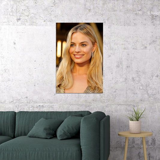 Margot Robbie Celebrity Beauty Actor Producer Idol Poster Wall Art Print Home Wall Decor - xonomax