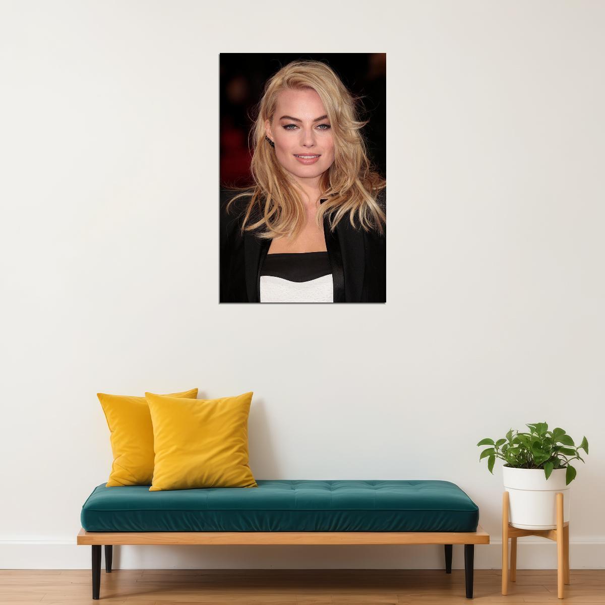 Margot Robbie Celebrity Beauty Actor Producer Poster Wall Art Print Home Wall Decor - xonomax