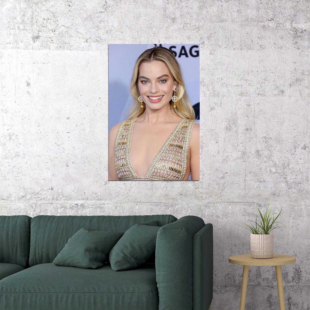 Margot Robbie Celebrity Sexy Actress Producer Poster Wall Art Print Home Wall Decor - xonomax