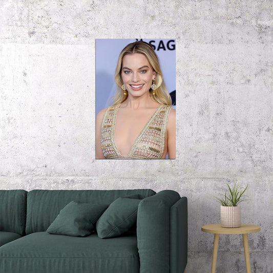 Margot Robbie Celebrity Sexy Actress Producer Poster Wall Art Print Home Wall Decor - xonomax