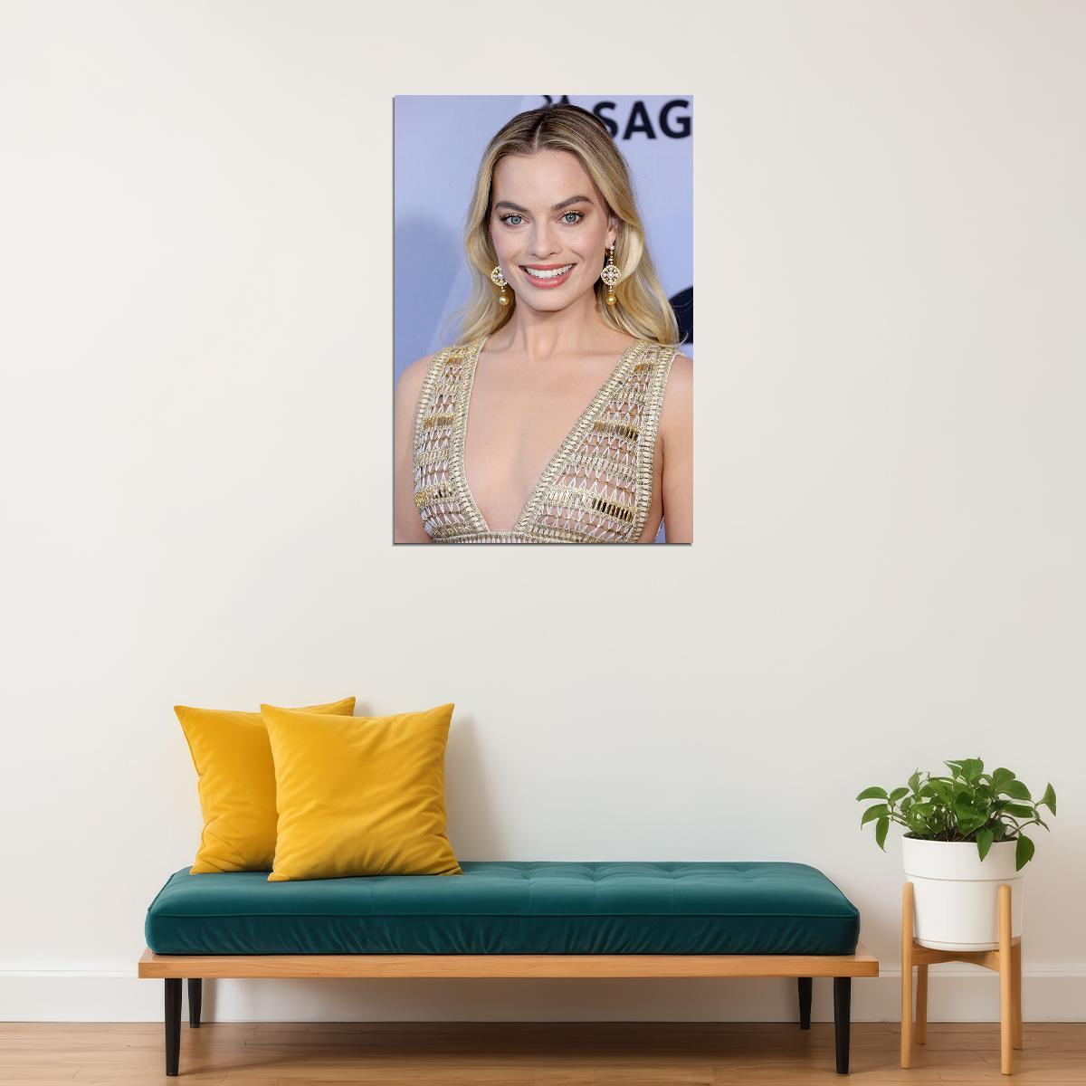 Margot Robbie Celebrity Sexy Actress Producer Poster Wall Art Print Home Wall Decor - xonomax