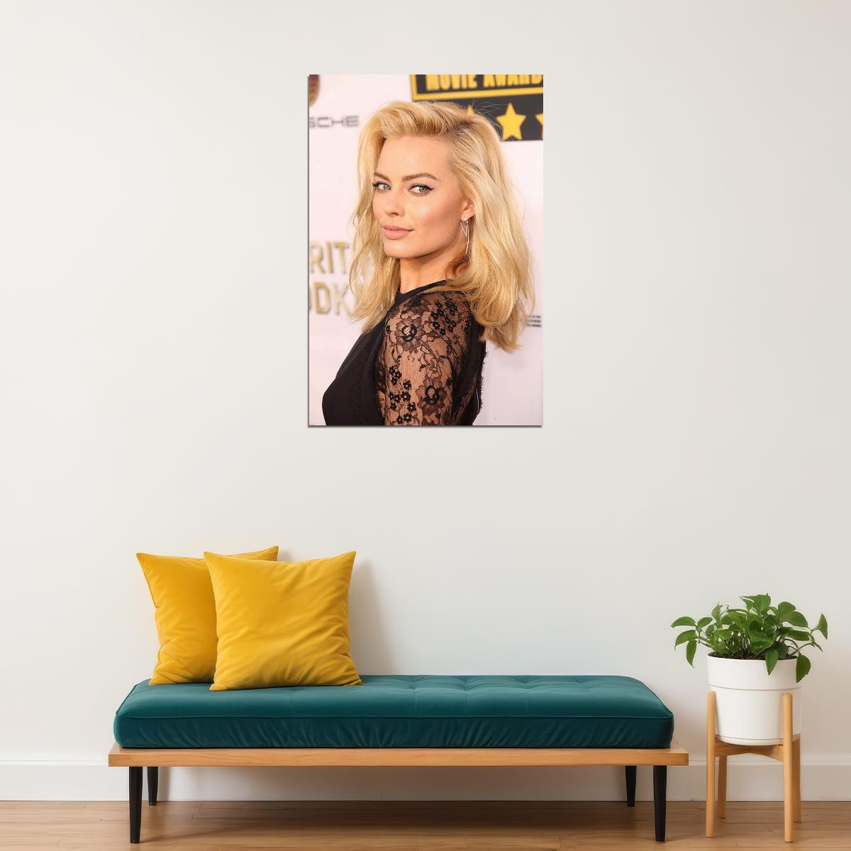 Margot Robbie Celebrity Actress Producer Star Poster Wall Art Print Home Wall Decor - xonomax