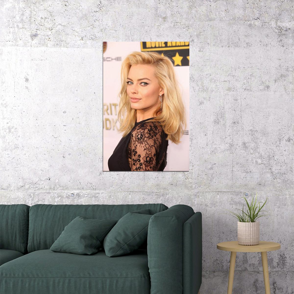 Margot Robbie Celebrity Actress Producer Star Poster Wall Art Print Home Wall Decor - xonomax
