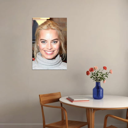 Margot Robbie Celebrity Tv Series Actor Idol Poster Wall Art Print Home Wall Decor - xonomax