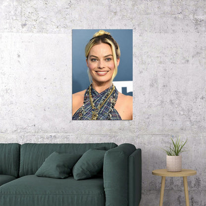 Margot Robbie Celebrity Tv Series Actor Star Poster Wall Art Print Home Wall Decor - xonomax