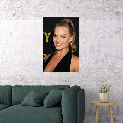 Margot Robbie Celebrity Cinema Actor Star Poster Wall Art Print Home Wall Decor - xonomax
