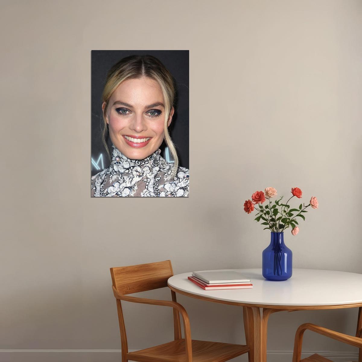 Margot Robbie Celebrity Movie Actor Star Poster Wall Art Print Home Wall Decor - xonomax