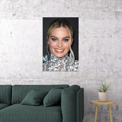 Margot Robbie Celebrity Movie Actor Star Poster Wall Art Print Home Wall Decor - xonomax