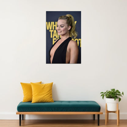 Margot Robbie Sexy Actor Producer Idol Poster Wall Art Print Home Wall Decor - xonomax