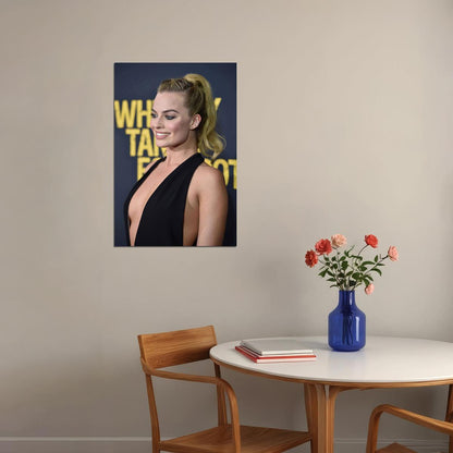 Margot Robbie Sexy Actor Producer Idol Poster Wall Art Print Home Wall Decor - xonomax