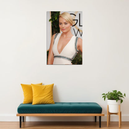 Margot Robbie Beauty Actress Producer Idol Poster Wall Art Print Home Wall Decor - xonomax