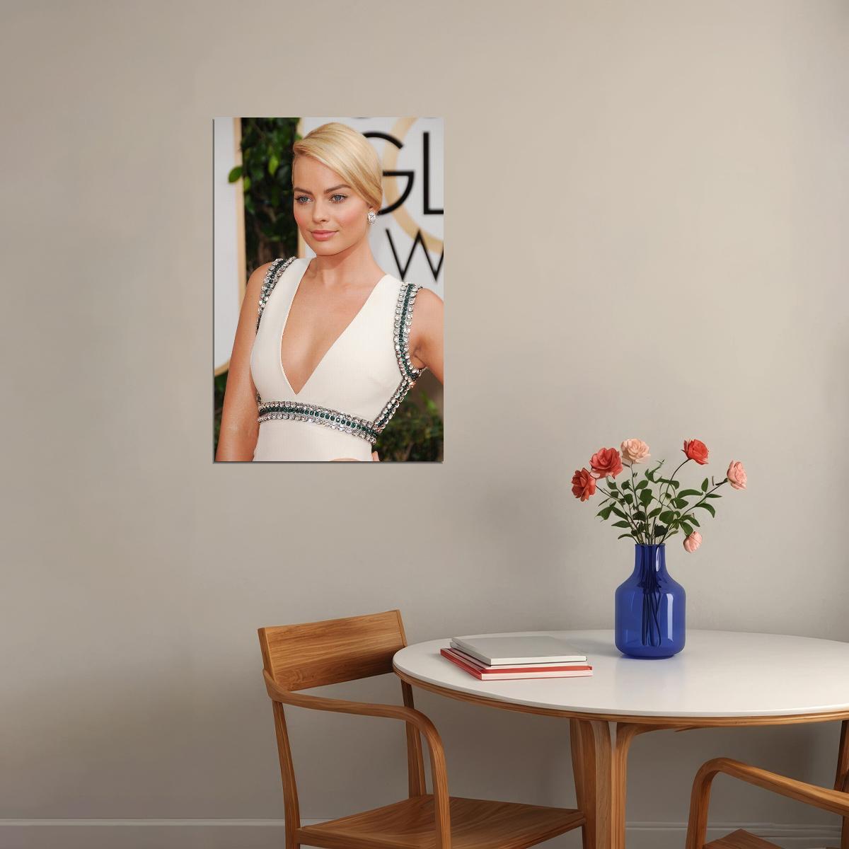 Margot Robbie Beauty Actress Producer Idol Poster Wall Art Print Home Wall Decor - xonomax