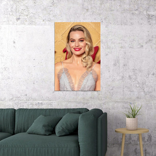 Margot Robbie Beauty Actress Producer Star Poster Wall Art Print Home Wall Decor - xonomax