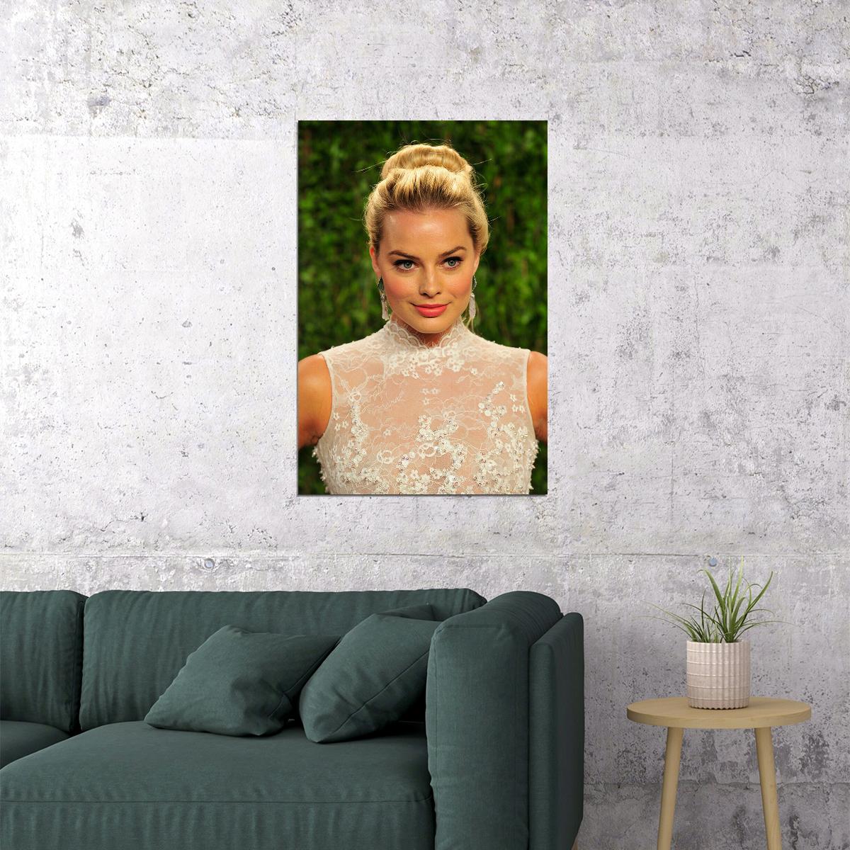 Margot Robbie Movie Actress Producer Star Poster Wall Art Print Home Wall Decor - xonomax