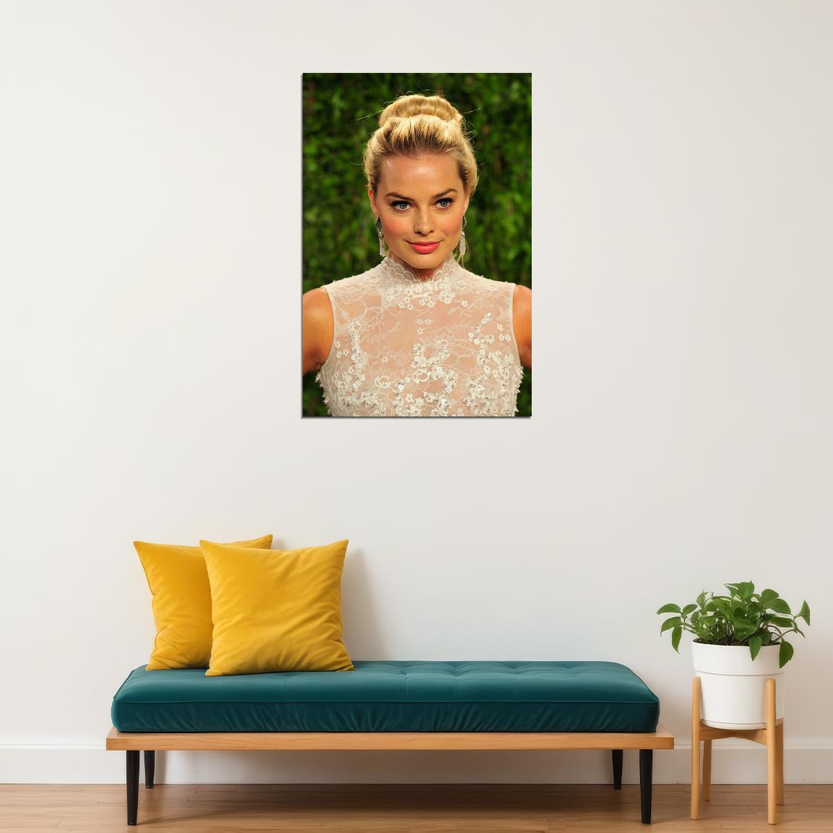 Margot Robbie Movie Actress Producer Star Poster Wall Art Print Home Wall Decor - xonomax