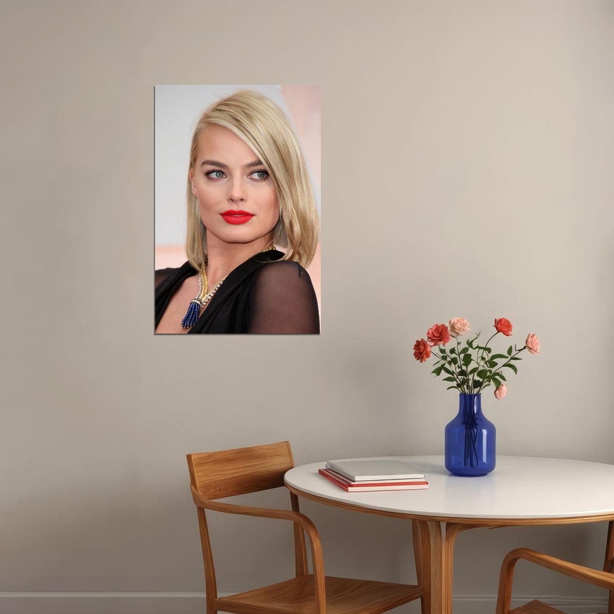 Margot Robbie Movie Actress Producer Idol Poster Wall Art Print Home Wall Decor - xonomax