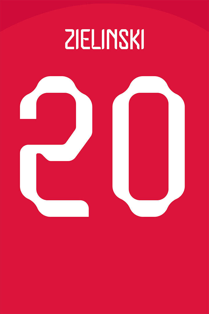 Poland #20 Piotr Zielinski World Soccer Championship Poster Wall Art Print Home Wall Decor - xonomax