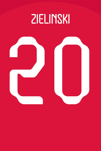 Poland #20 Piotr Zielinski World Soccer Championship Poster Wall Art Print Home Wall Decor - xonomax