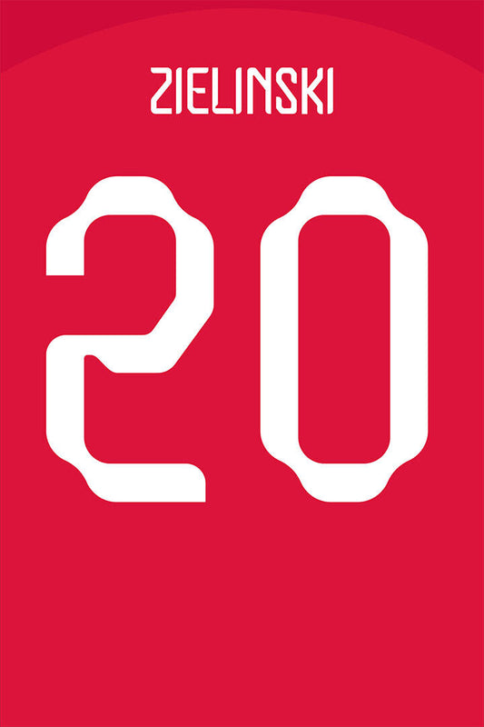 Poland #20 Piotr Zielinski World Soccer Championship Poster Wall Art Print Home Wall Decor - xonomax