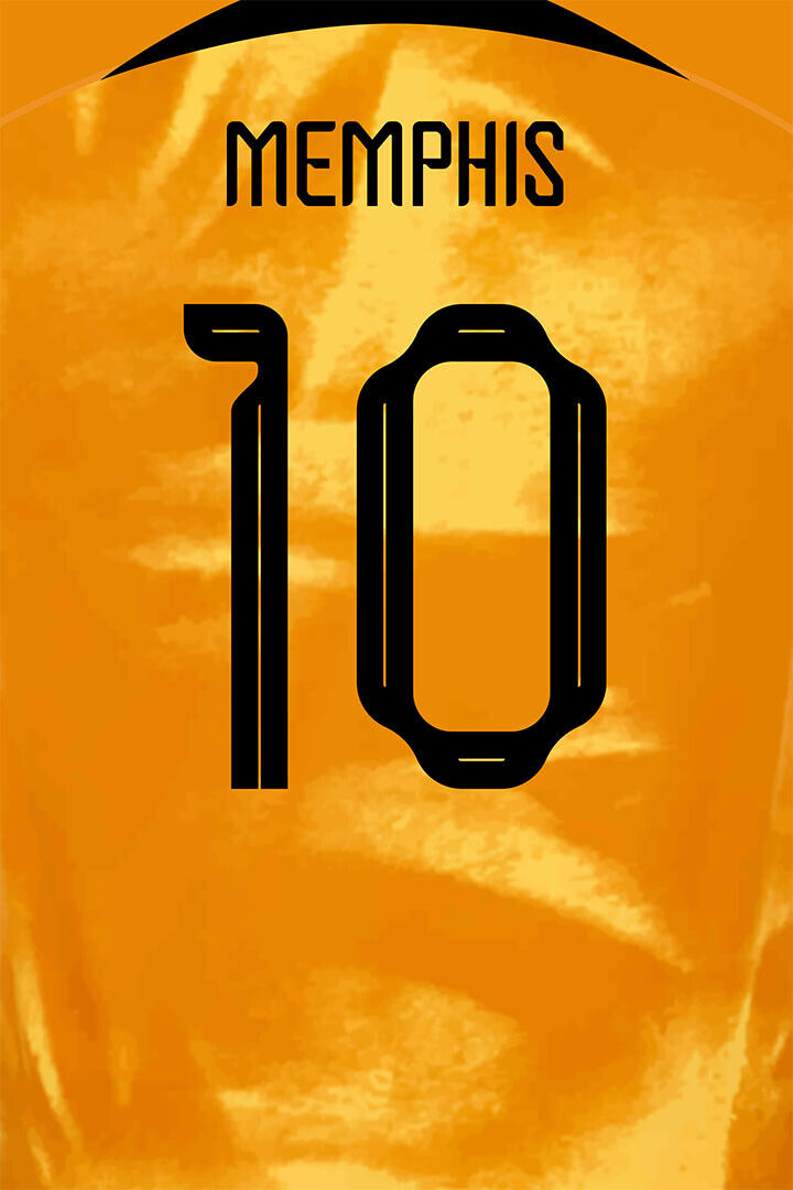 Netherlands #10 Memphis Depay World Soccer Championship Poster Wall Art Print Home Wall Decor - xonomax