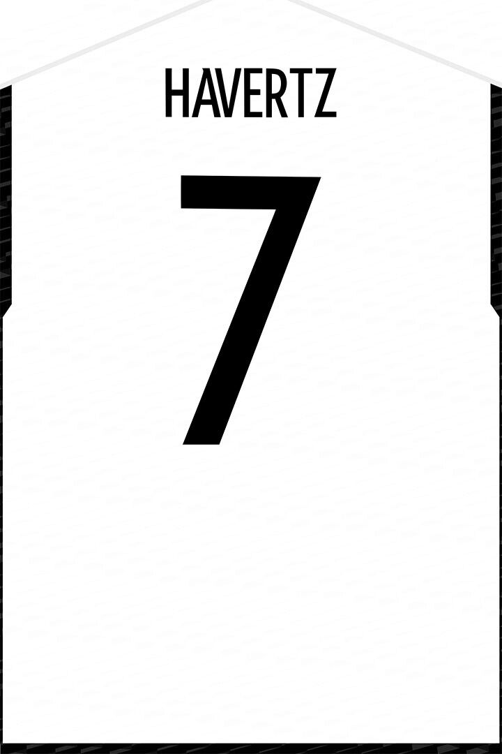 Germany #7 Kai Havertz World Soccer Championship Poster Wall Art Print Home Wall Decor - xonomax