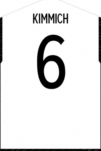 Germany #6 Joshua Kimmich World Soccer Championship Poster Wall Art Print Home Wall Decor - xonomax