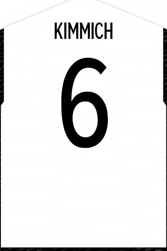 Germany #6 Joshua Kimmich World Soccer Championship Poster Wall Art Print Home Wall Decor - xonomax