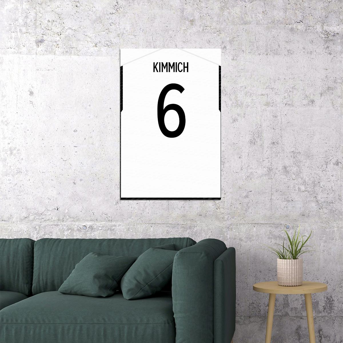 Germany #6 Joshua Kimmich World Soccer Championship Poster Wall Art Print Home Wall Decor - xonomax