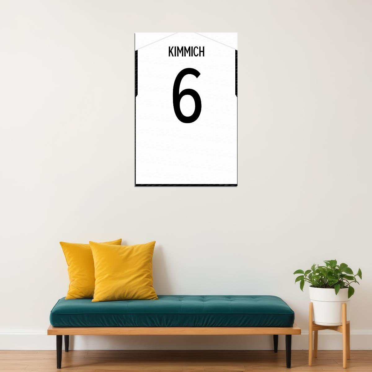 Germany #6 Joshua Kimmich World Soccer Championship Poster Wall Art Print Home Wall Decor - xonomax