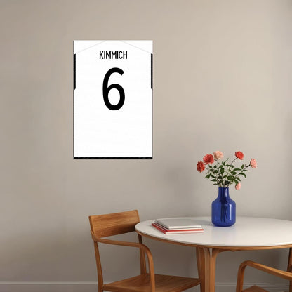 Germany #6 Joshua Kimmich World Soccer Championship Poster Wall Art Print Home Wall Decor - xonomax