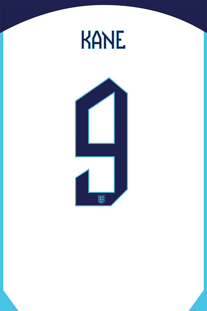 Harry Kane #9 England World Soccer Championship Poster Wall Art Print Home Wall Decor - xonomax