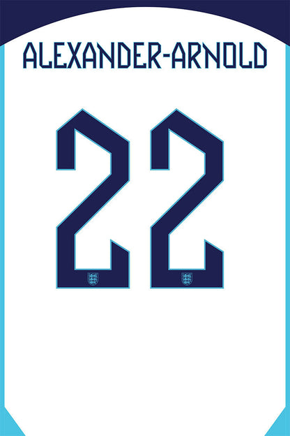 England #22 Trent Alexander World Soccer Championship Poster Wall Art Print Home Wall Decor - xonomax