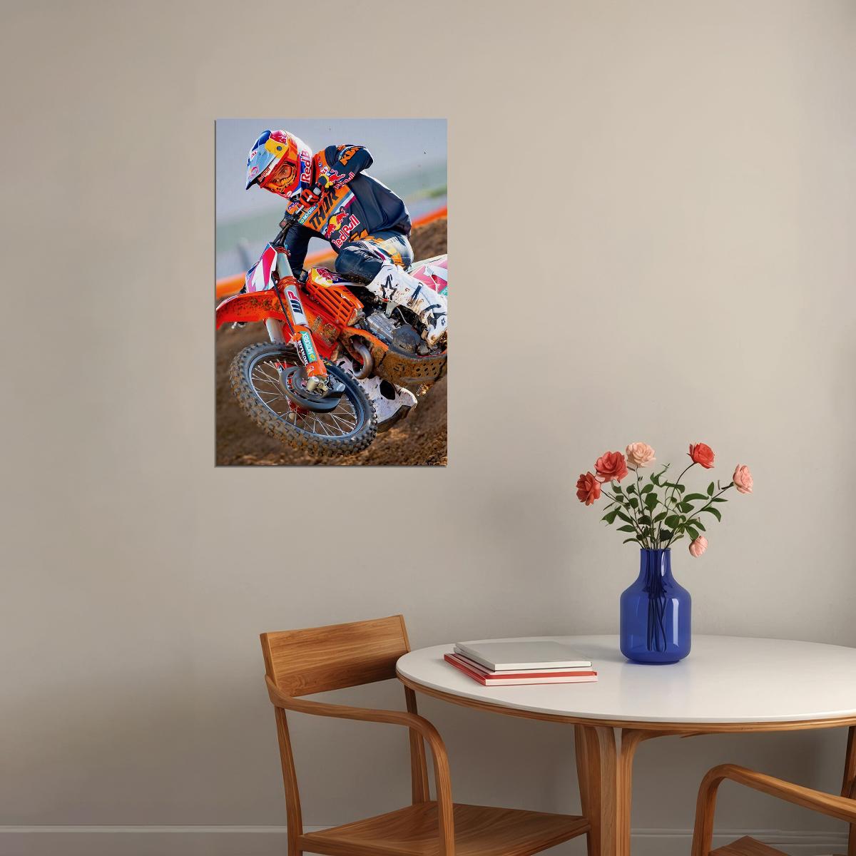 Cooper Webb Motorcycle Cross Country Racing Poster Wall Art Print Home Wall Decor - xonomax