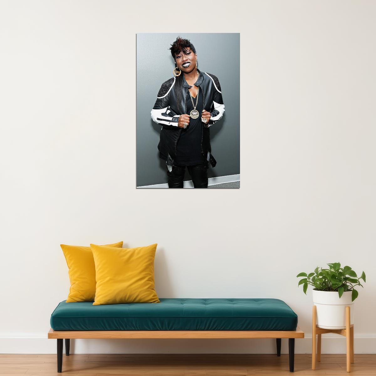 Missy Elliott Celebrity Singer Music Rap Idol Poster Wall Art Print Home Wall Decor - xonomax