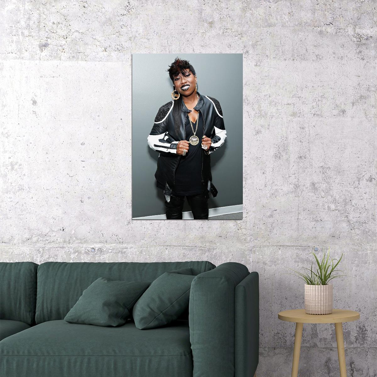 Missy Elliott Celebrity Singer Music Rap Idol Poster Wall Art Print Home Wall Decor - xonomax