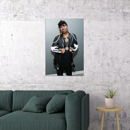 Missy Elliott Celebrity Singer Music Rap Idol Poster Wall Art Print Home Wall Decor - xonomax