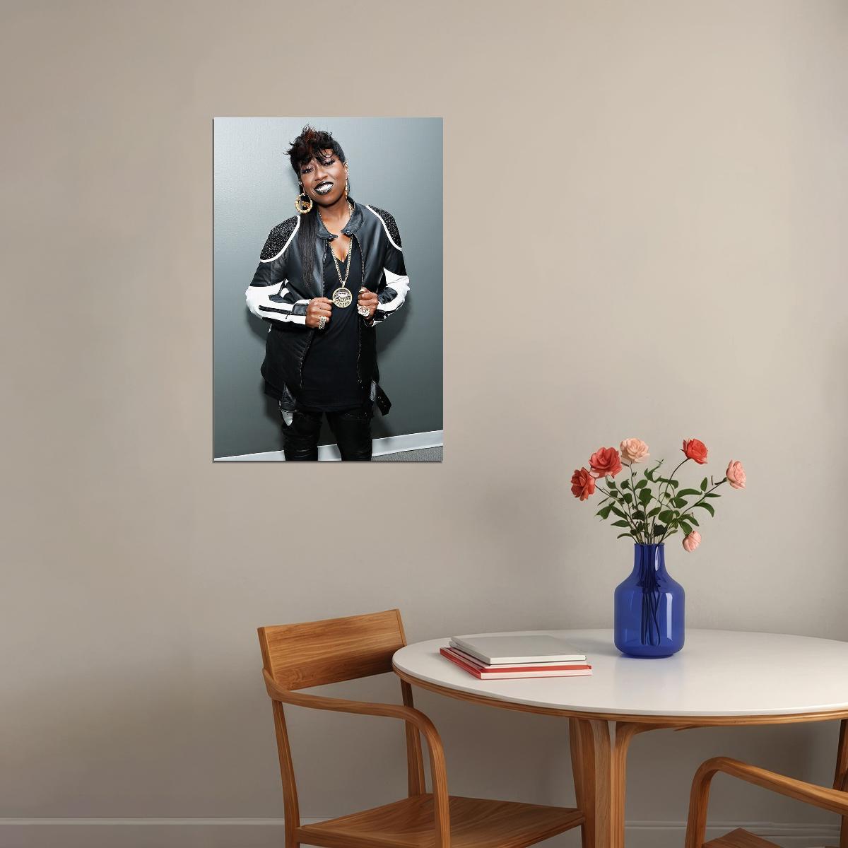 Missy Elliott Celebrity Singer Music Rap Idol Poster Wall Art Print Home Wall Decor - xonomax