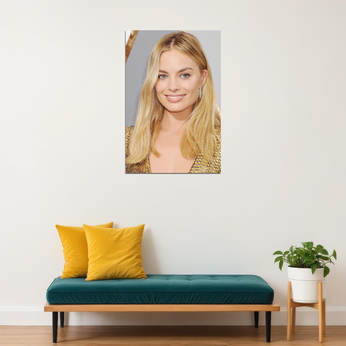 Margot Robbie Cinema Actor Producer Star Poster Wall Art Print Home Wall Decor - xonomax