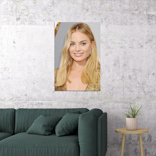 Margot Robbie Cinema Actor Producer Star Poster Wall Art Print Home Wall Decor - xonomax