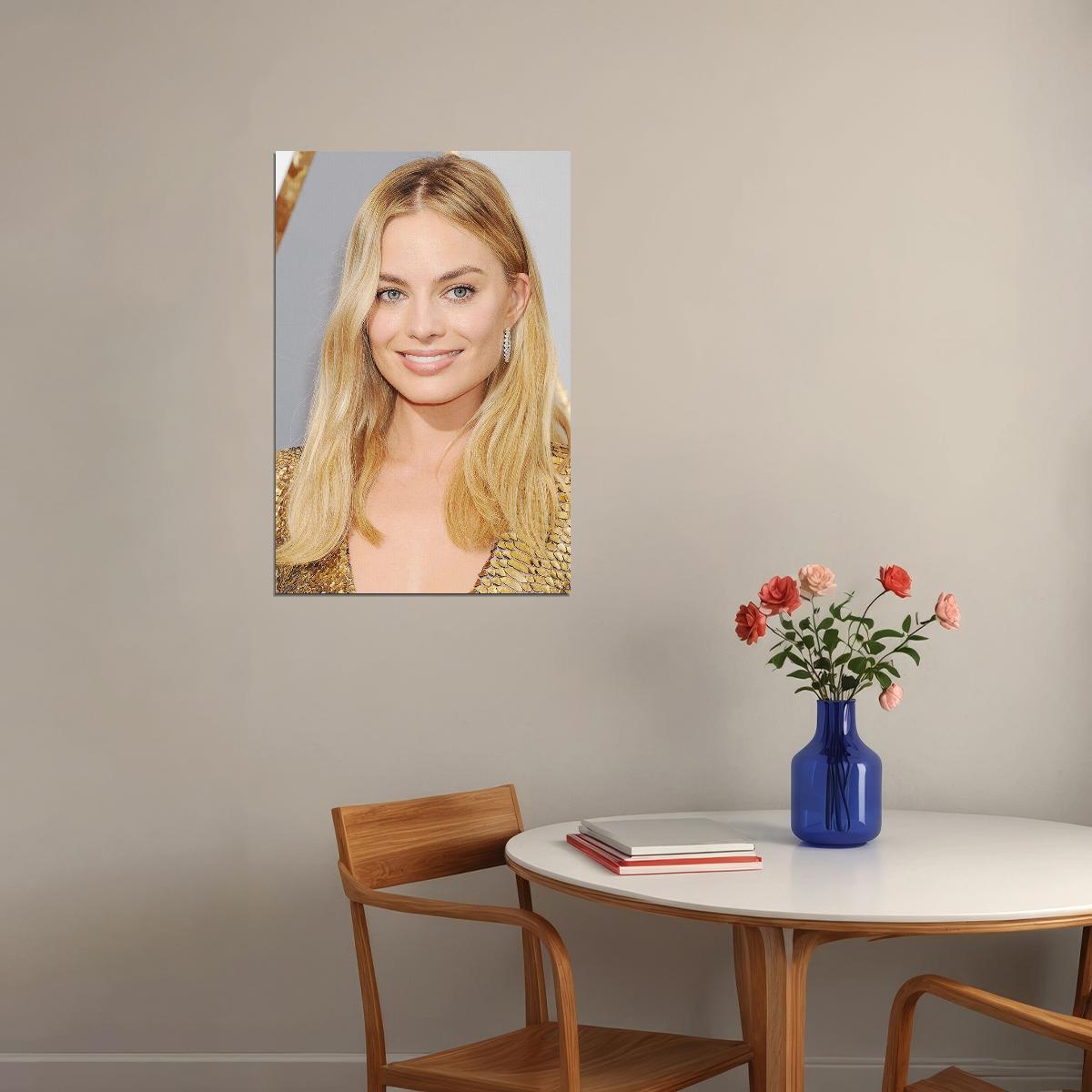 Margot Robbie Cinema Actor Producer Star Poster Wall Art Print Home Wall Decor - xonomax