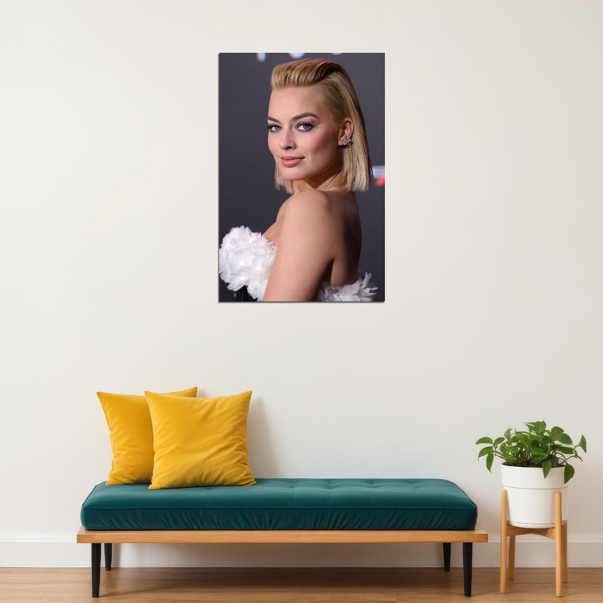 Margot Robbie Cinema Actor Actress Hot Idol Poster Wall Art Print Home Wall Decor - xonomax
