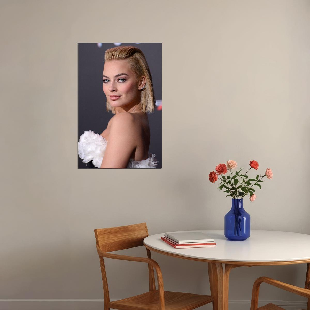Margot Robbie Cinema Actor Actress Hot Idol Poster Wall Art Print Home Wall Decor - xonomax