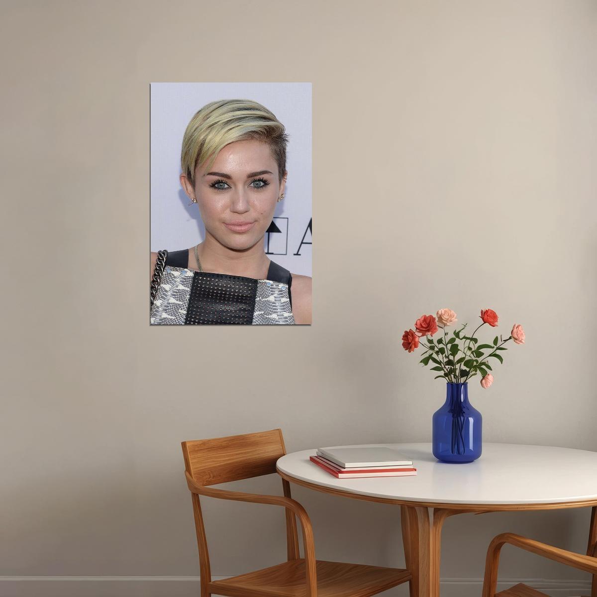 Miley Cyrus Celebrity Singer Movie Actor Idol Poster Wall Art Print Home Wall Decor - xonomax