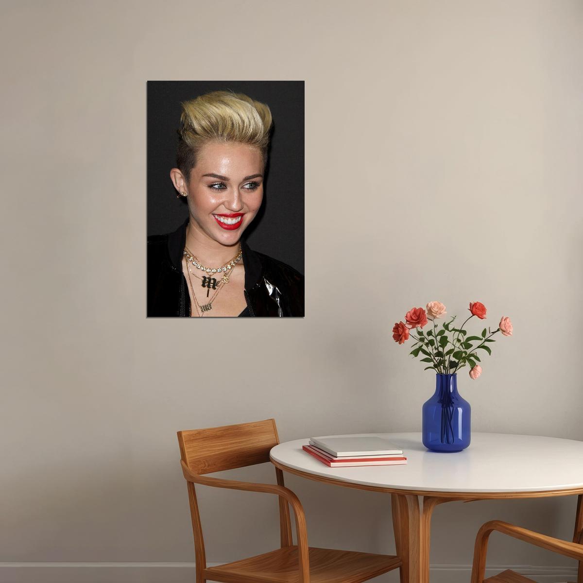 Miley Cyrus Celebrity Singer Actress Star Poster Wall Art Print Home Wall Decor - xonomax