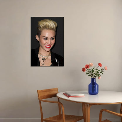 Miley Cyrus Celebrity Singer Actress Star Poster Wall Art Print Home Wall Decor - xonomax