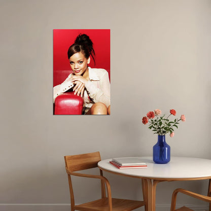 Rihanna Celebrity Singer Music Actress Star Poster Wall Art Print Home Wall Decor