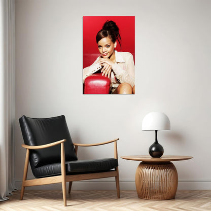 Rihanna Celebrity Singer Music Actress Star Poster Wall Art Print Home Wall Decor