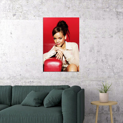 Rihanna Celebrity Singer Music Actress Star Poster Wall Art Print Home Wall Decor