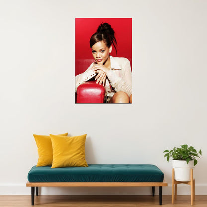 Rihanna Celebrity Singer Music Actress Star Poster Wall Art Print Home Wall Decor